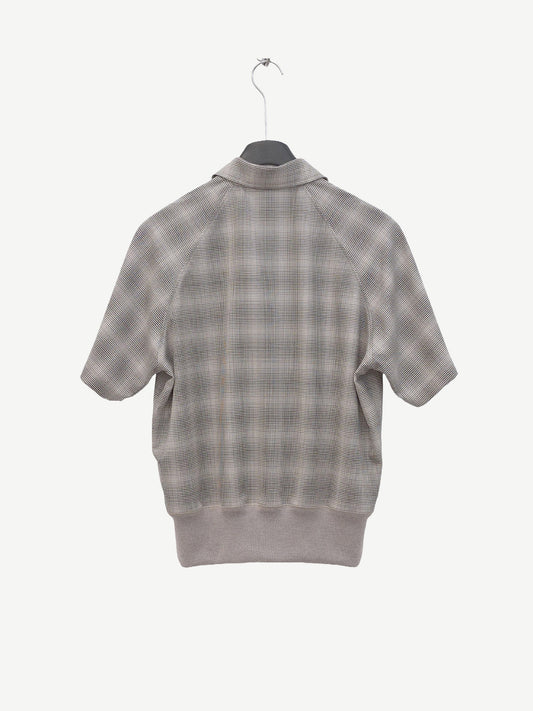 SEDIMENTARY SHIRT, Linen Houndstooth