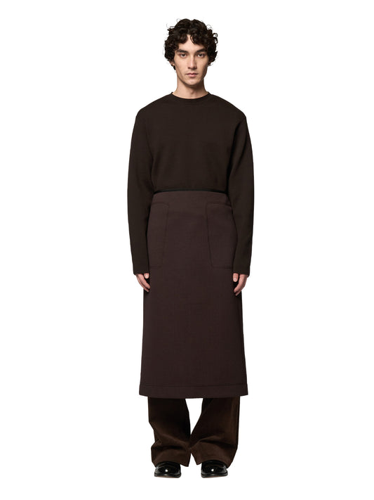 LONG SKIRT, Burgundy