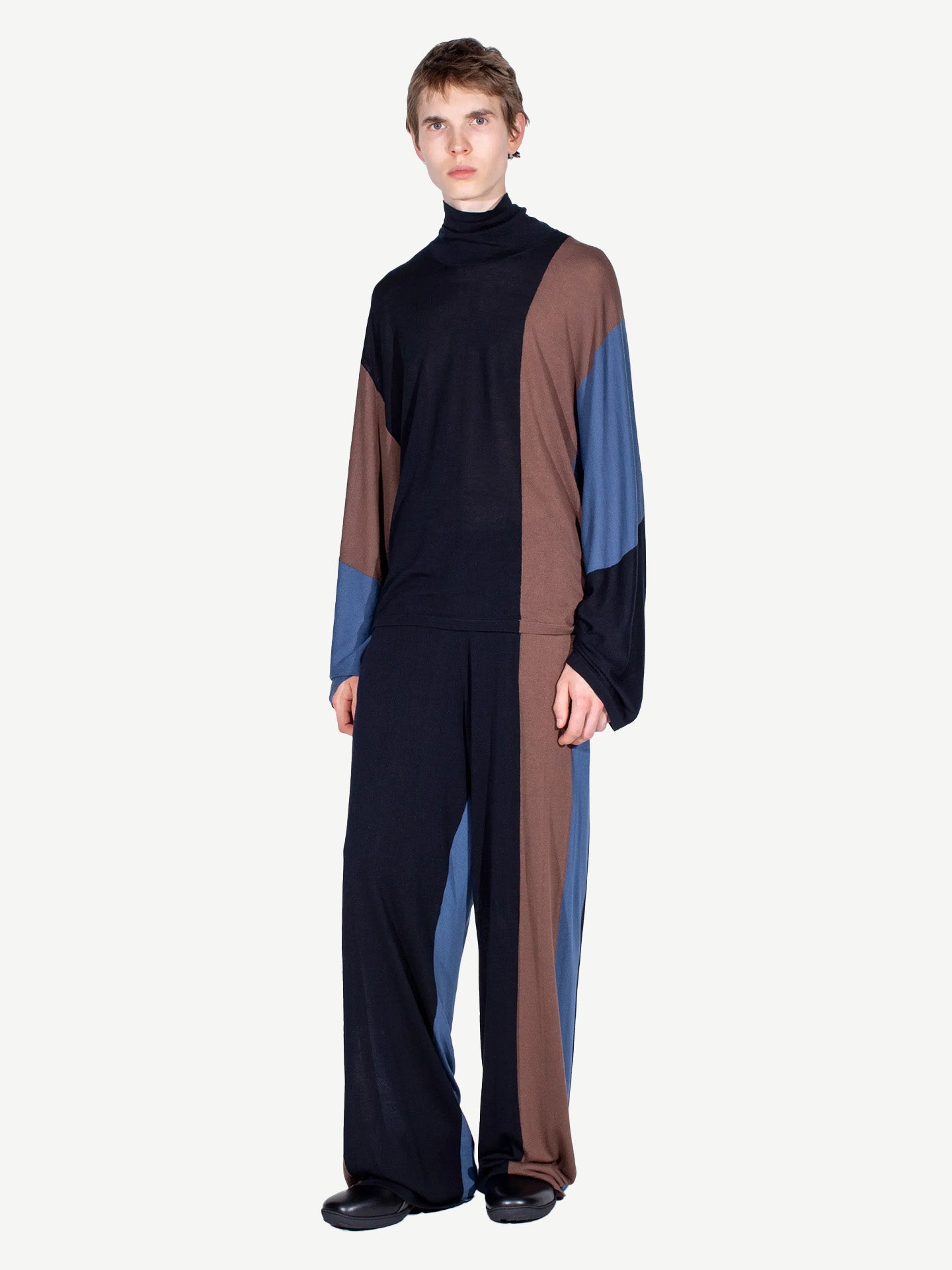 SIGO KNIT PULLOVER, BROWN