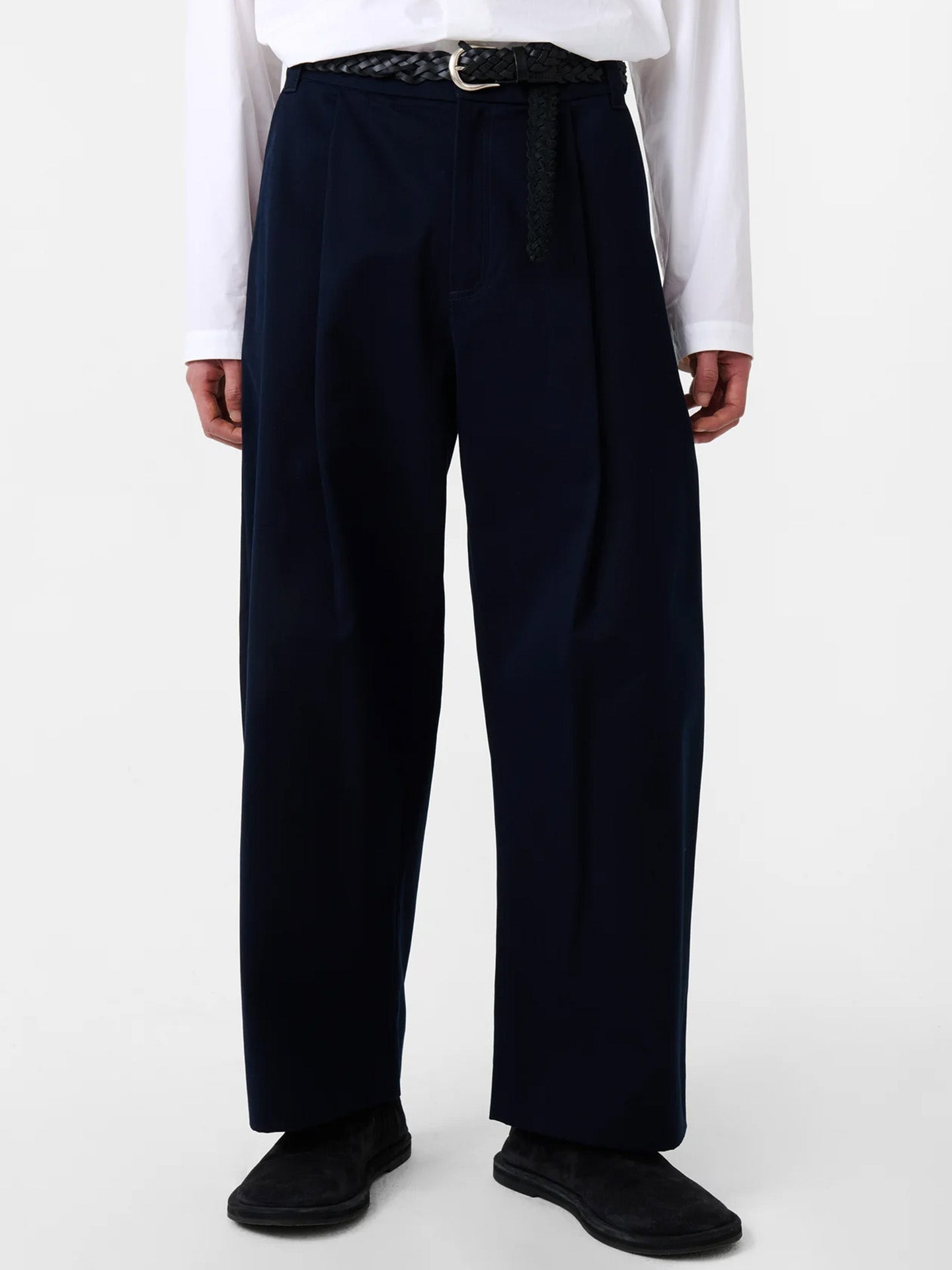 DEEP PLEAT VOLUME PANT, Navy