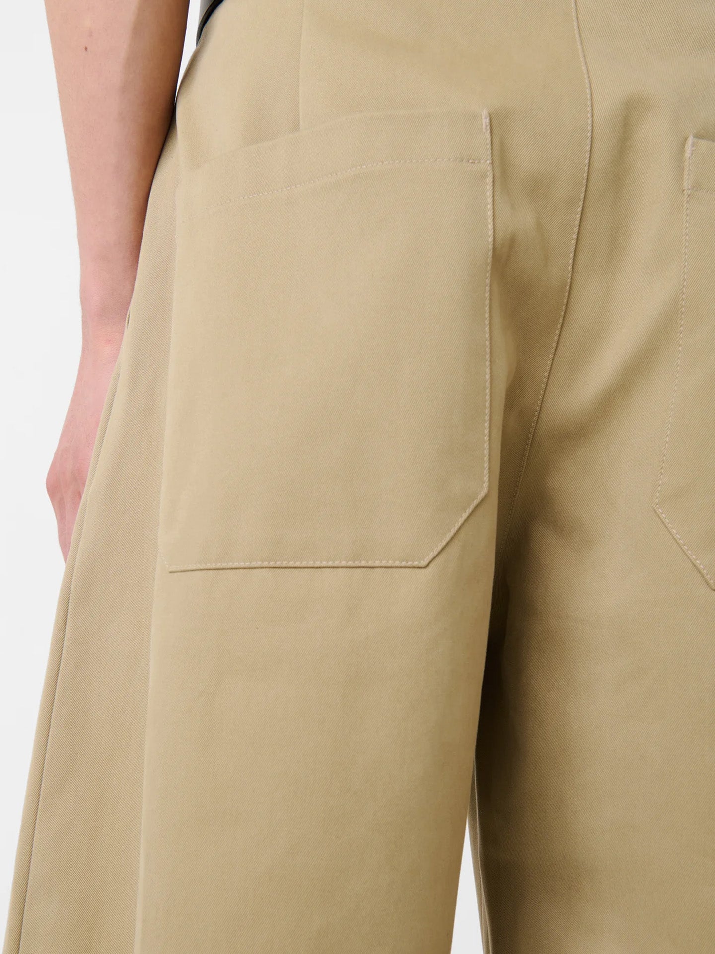 DEEP PLEAT VOLUME PANT, Tan