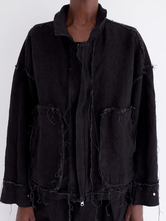REVERSIBLE JACKET, BLACK