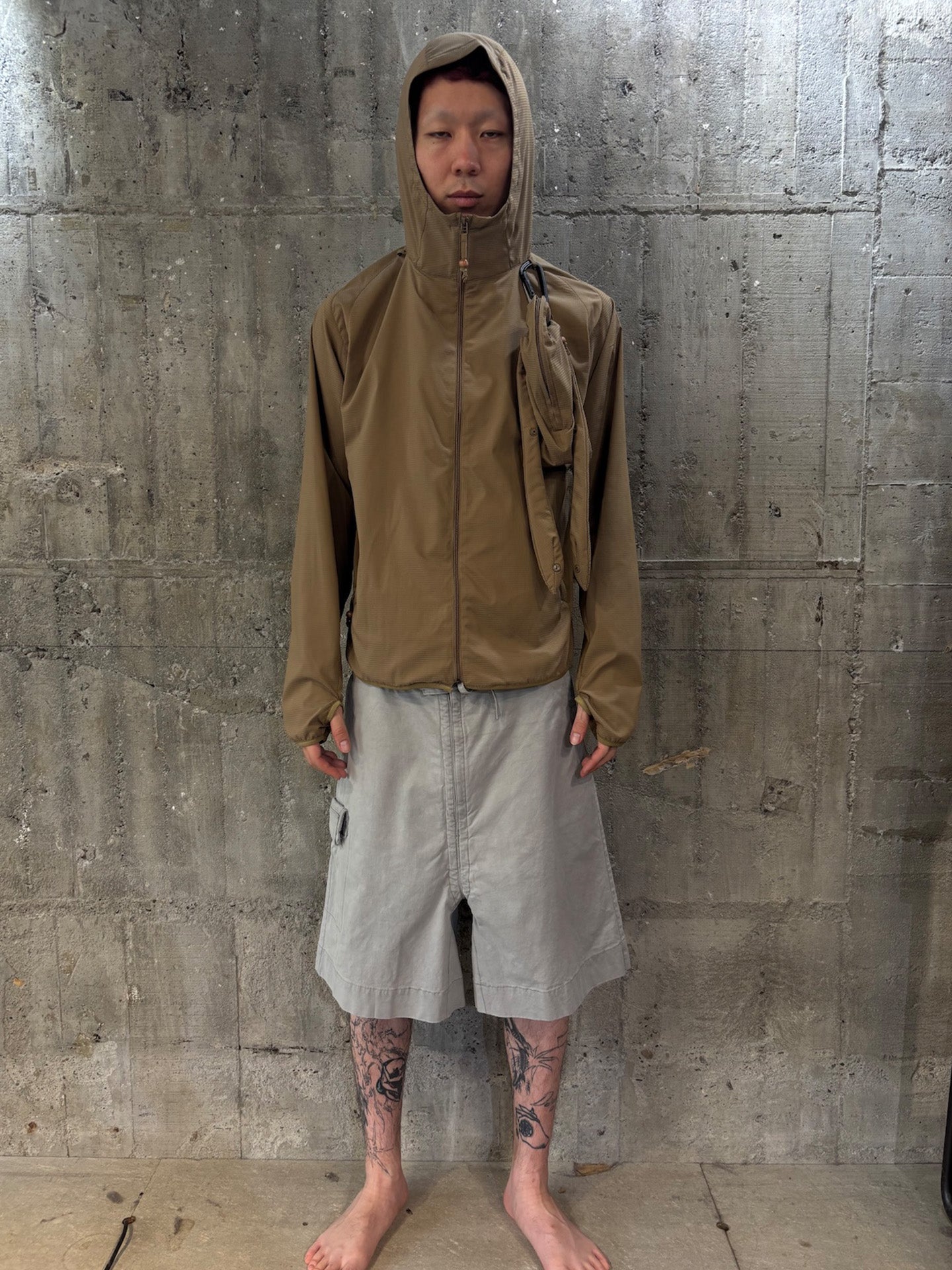 FANG SHORTS, Light Grey