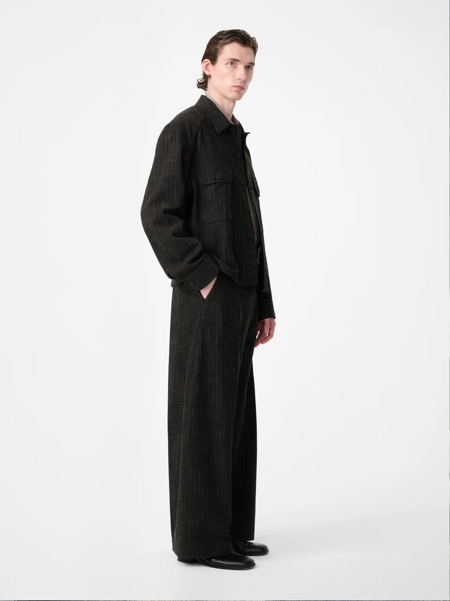 BELTED PANT, PEAT