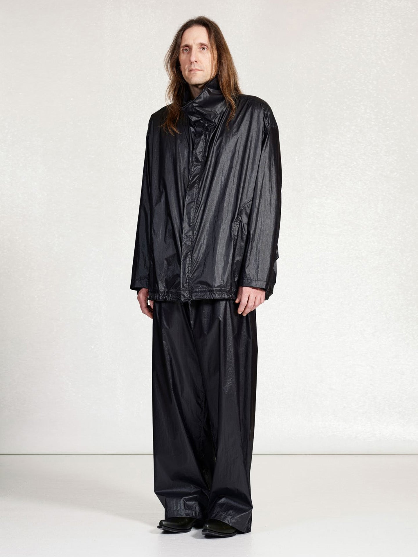 NO.350 TECHNICAL SHORT JACKET, BLACK