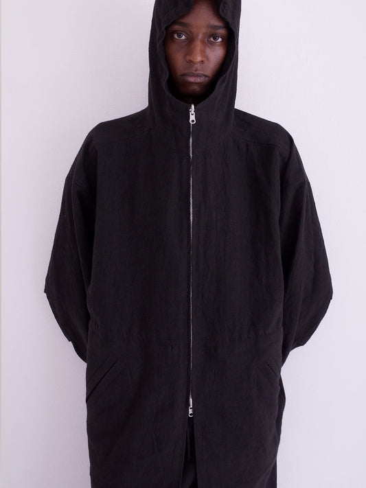 REVERSIBLE BOYHOOD PARKA, BLACK