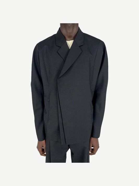 VAALS TAILORED BLAZER, SPACE BLACK
