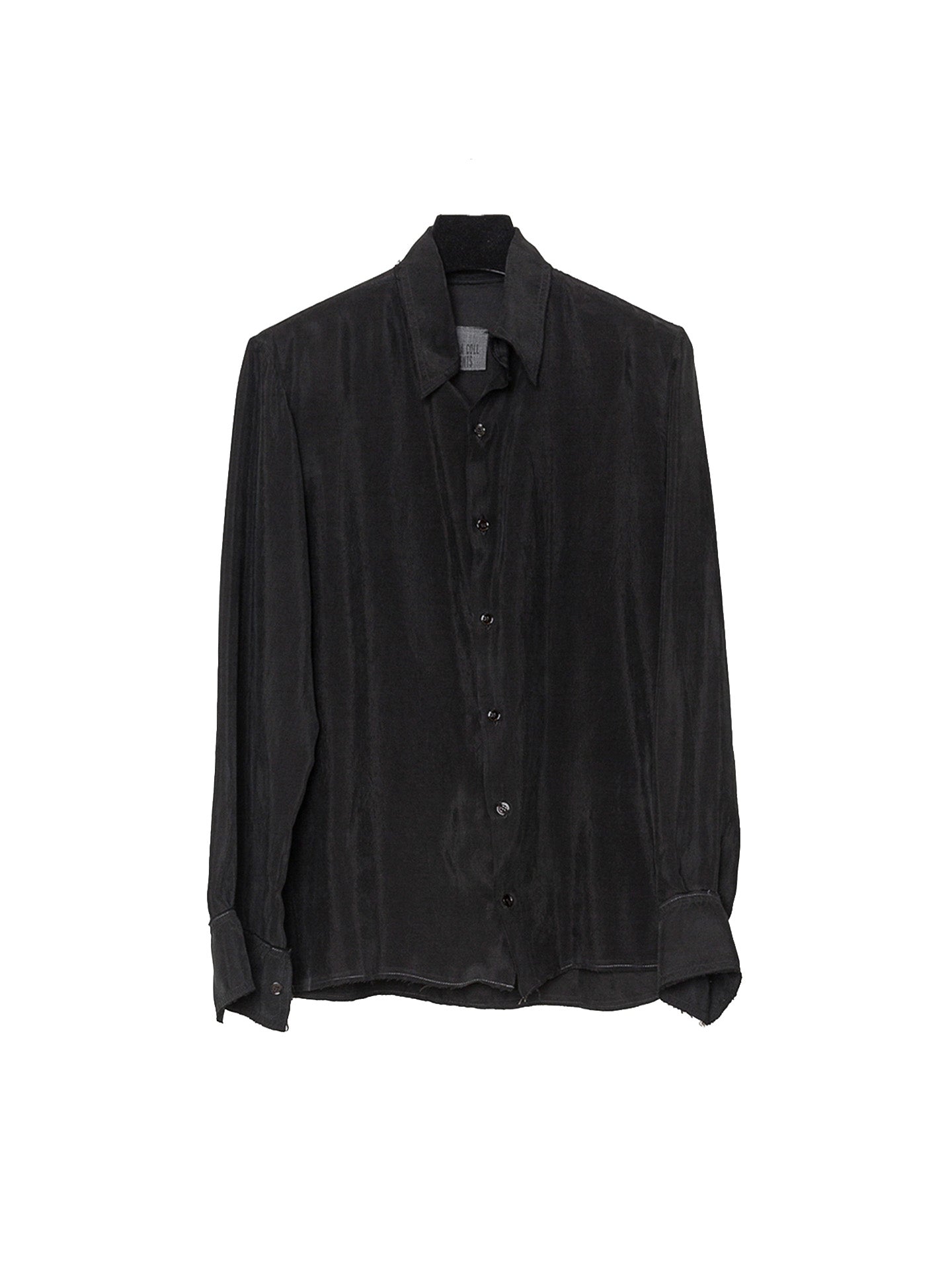 NO.197 CUPRO SHIRT, Black