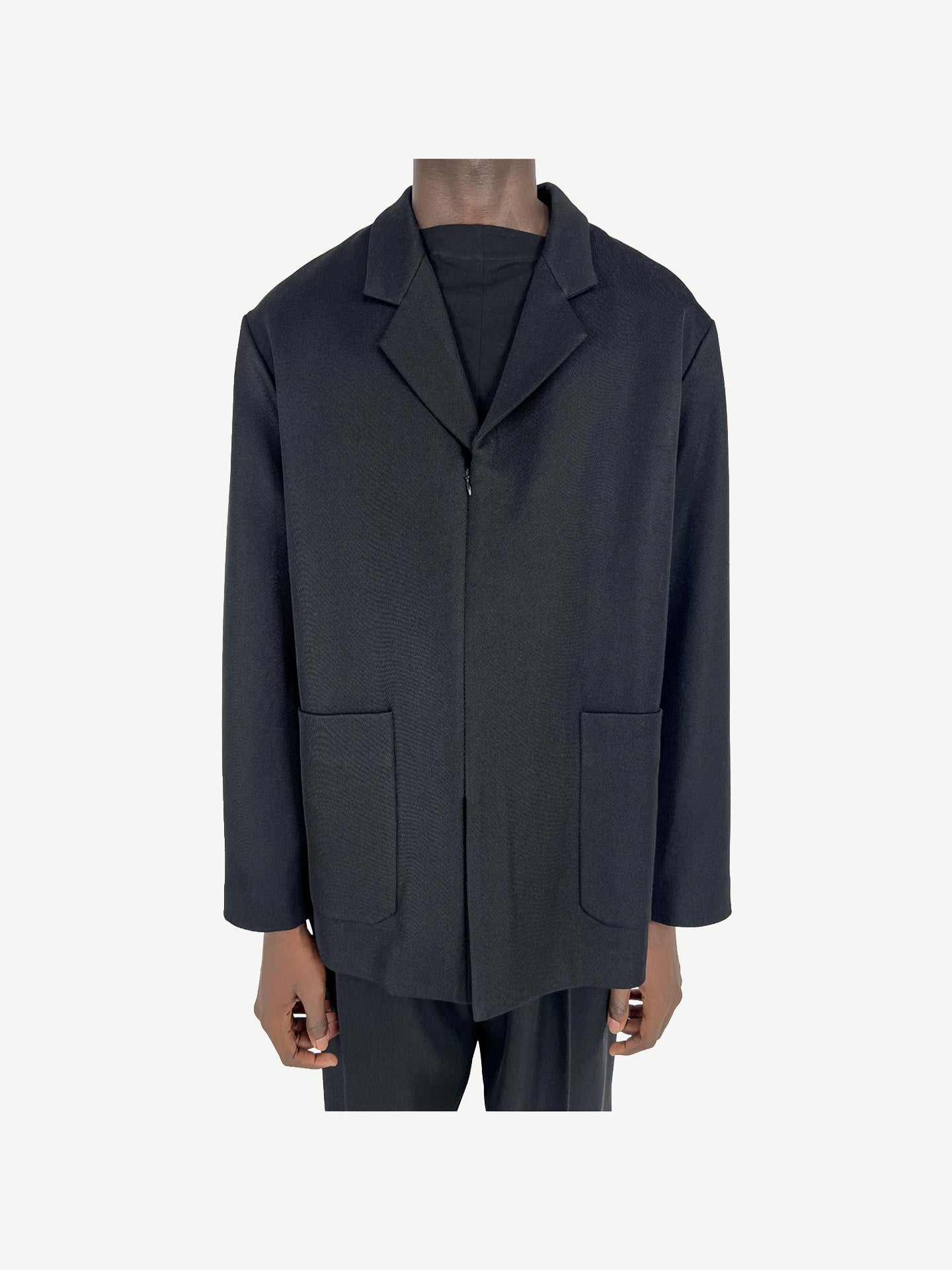 VOTIVE ZIP BLAZER, JET BLACK