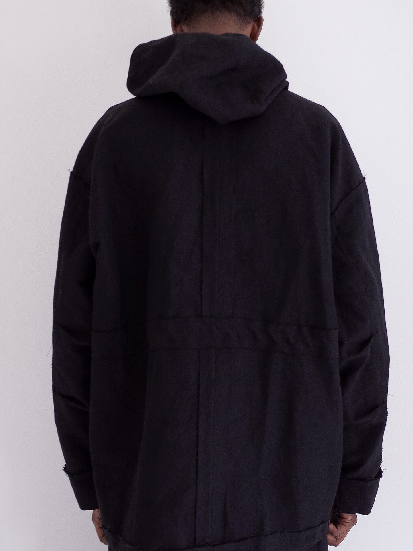 REVERSIBLE BOYHOOD PARKA, BLACK
