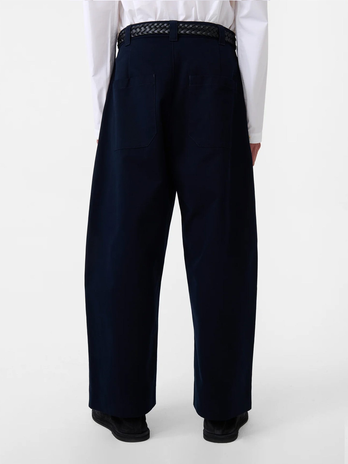 DEEP PLEAT VOLUME PANT, Navy