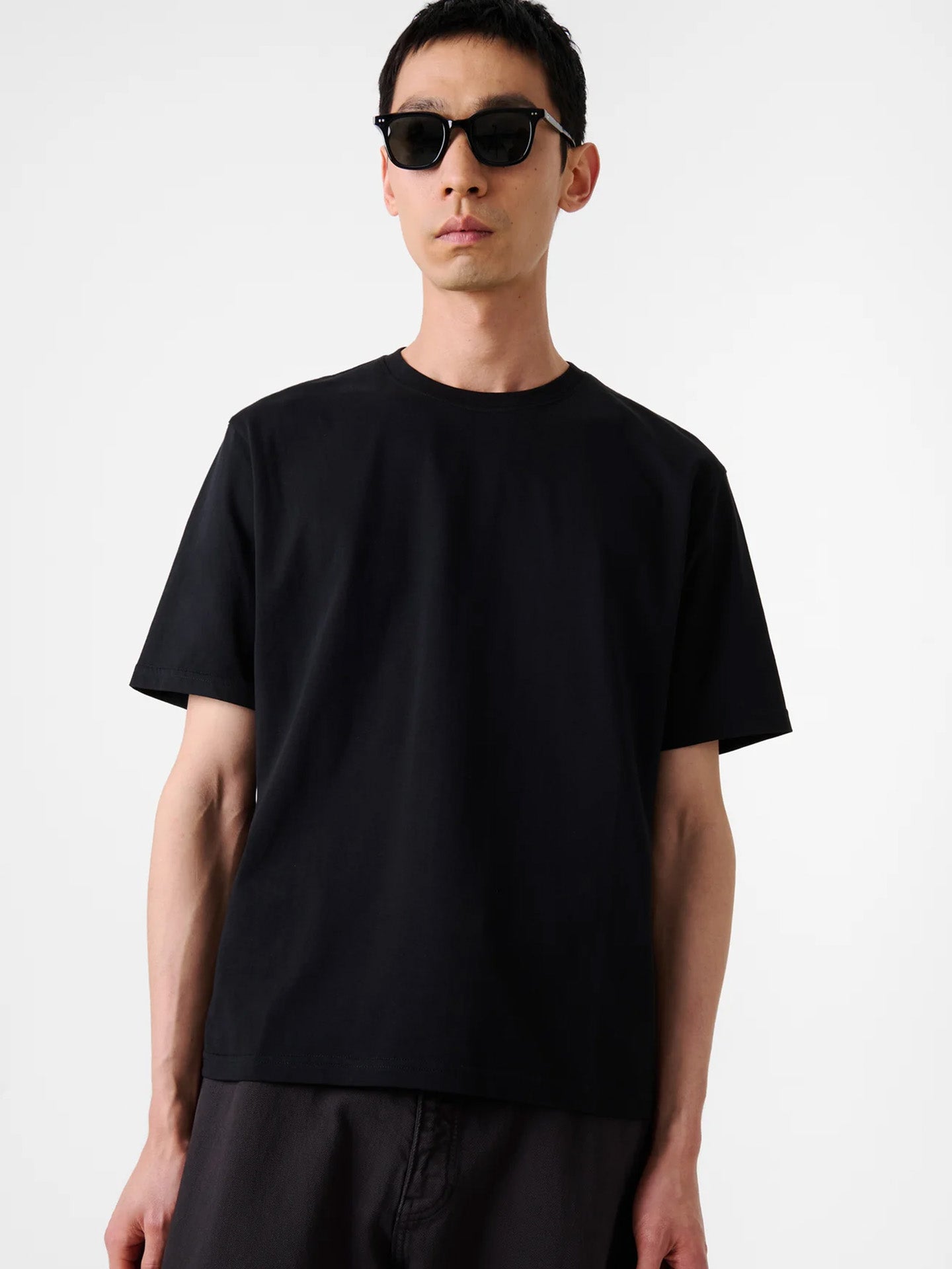 BRANDED SHORT SLEEVE T SHIRT, Black