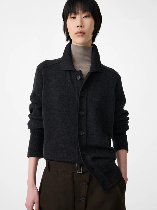 POLO CARDIGAN, COAL