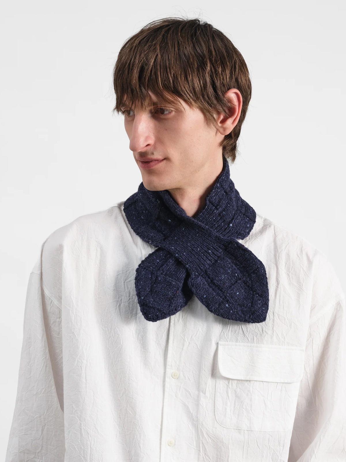 SLOT SCARF, NAVY