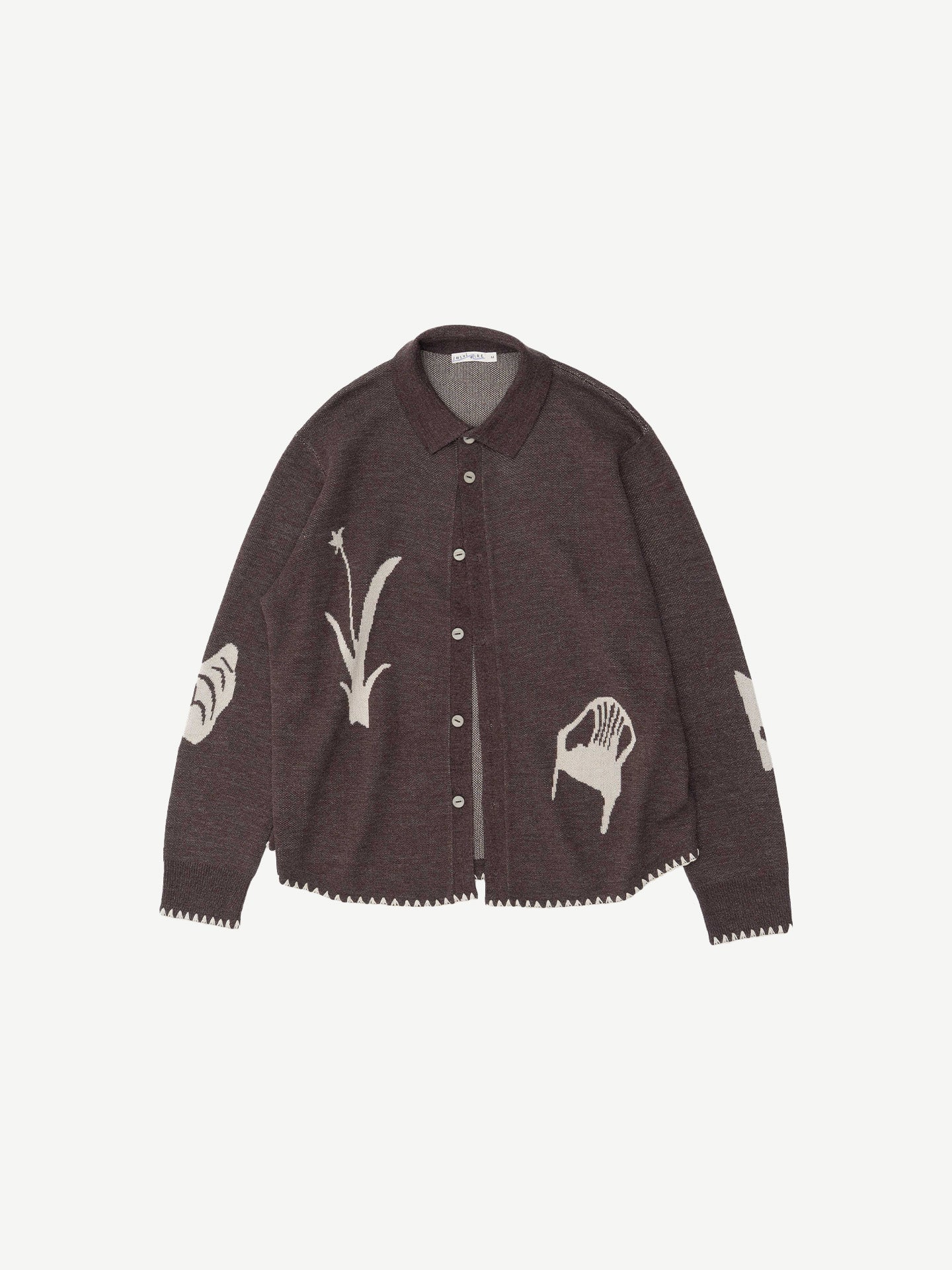 KNIT VOYAGE SHIRT, BROWN