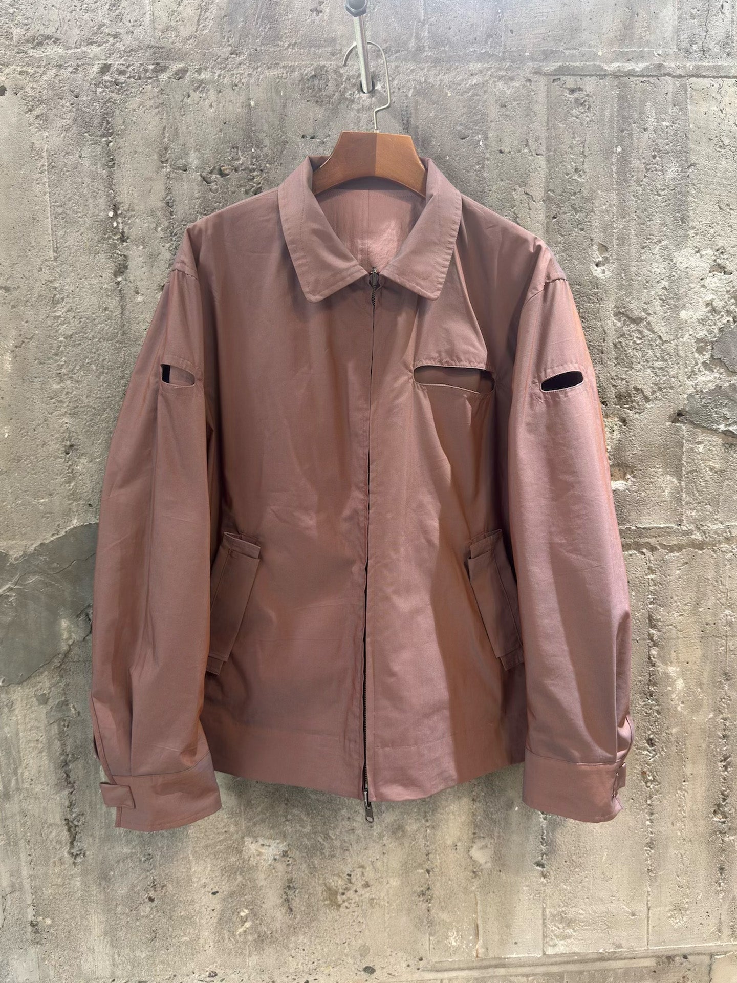 FANG JKT (REVERSIBLE), Pink Brown
