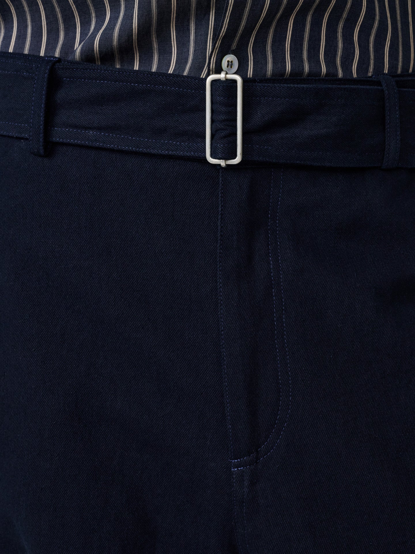 BELTED PANT, Indigo