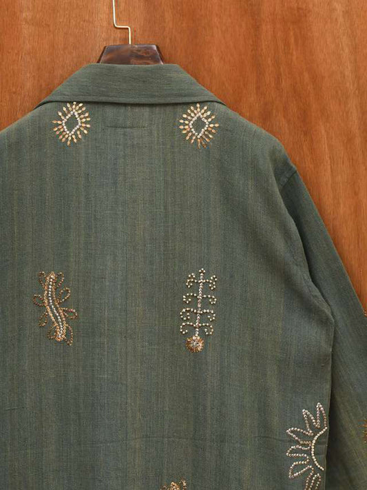 EMBROIDERED M65 JACKET, Green