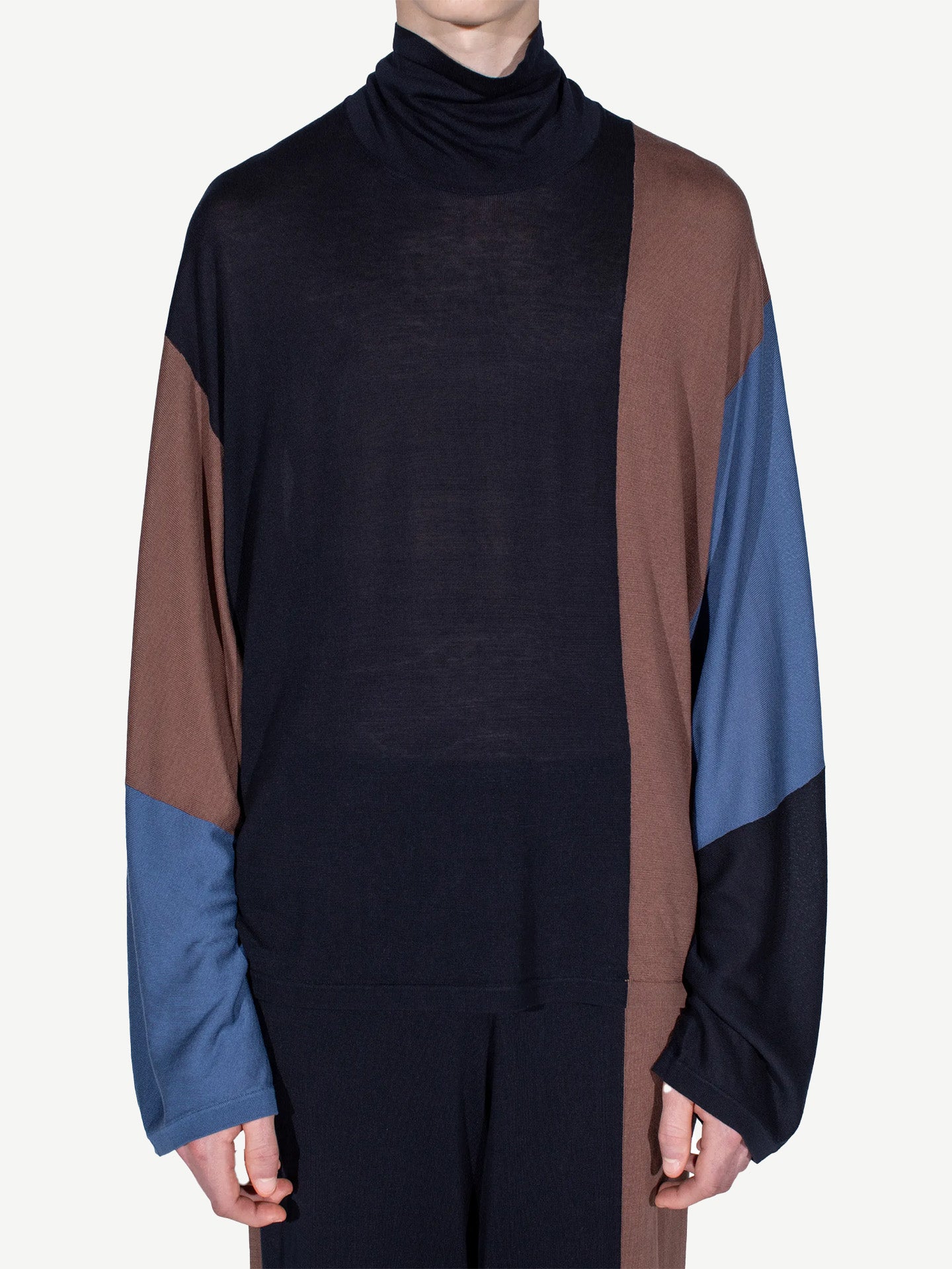 SIGO KNIT PULLOVER, BROWN