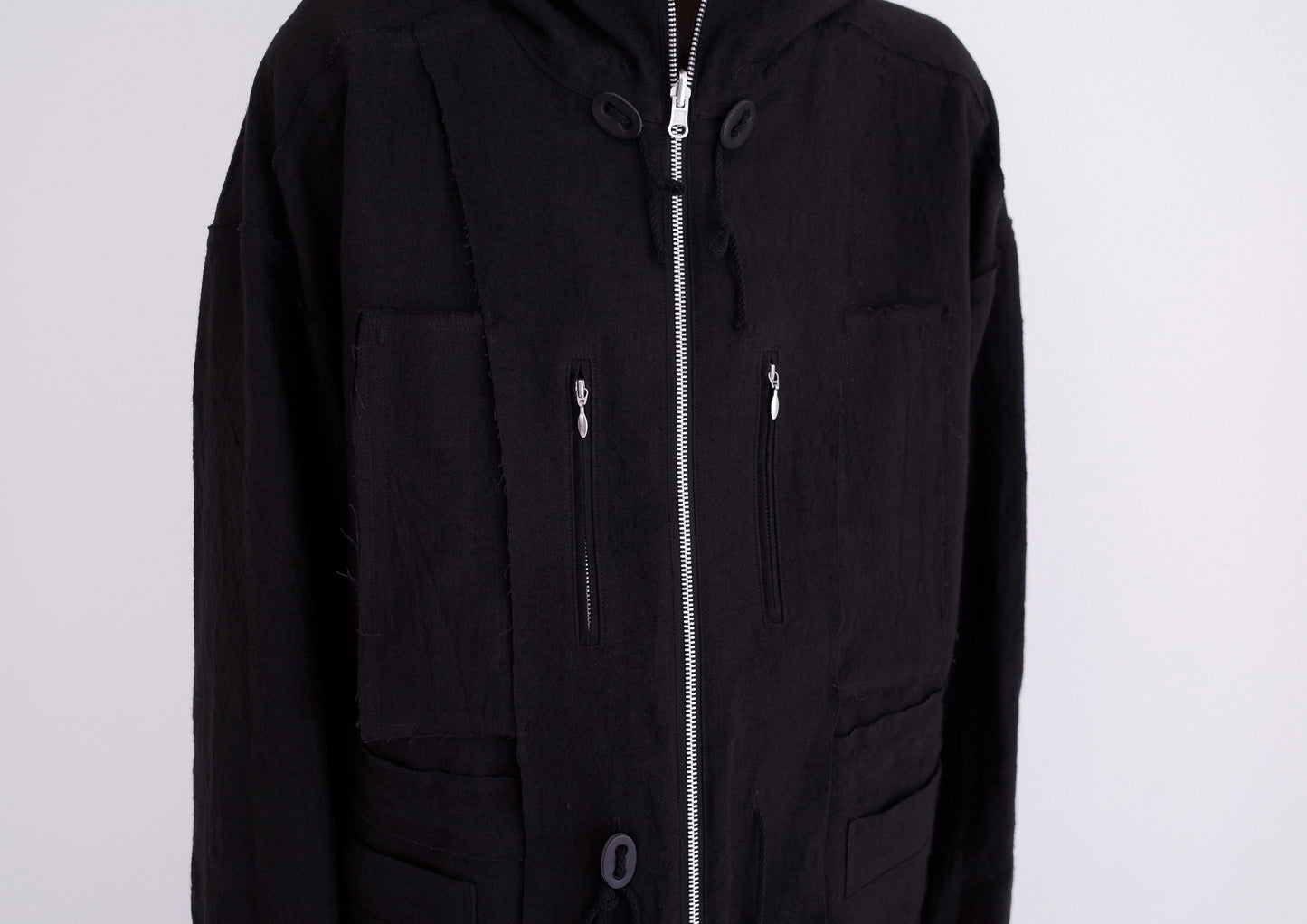 REVERSIBLE BOYHOOD PARKA, BLACK