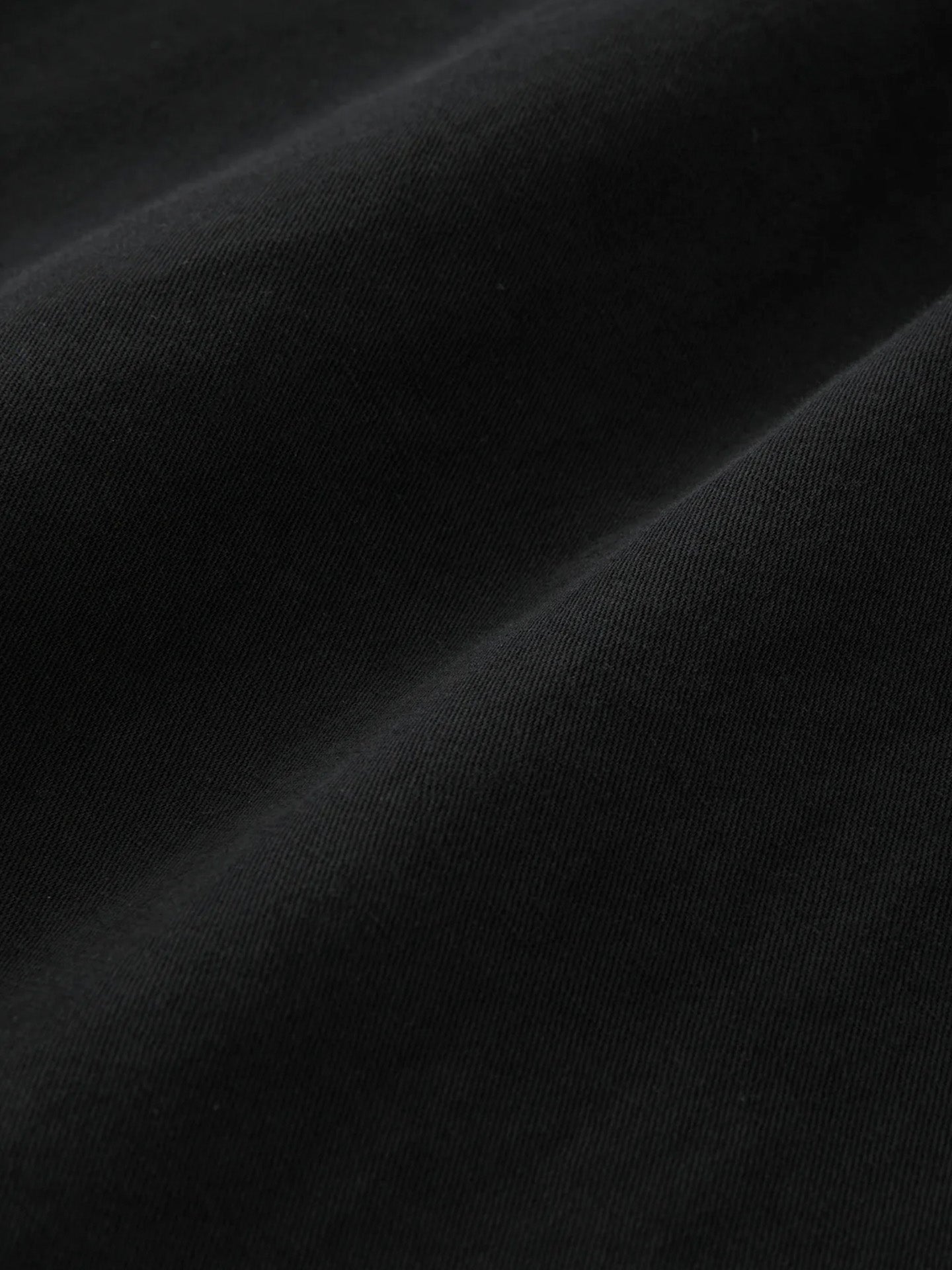 STAND COLLAR POPOVER SHIRT, BLACK