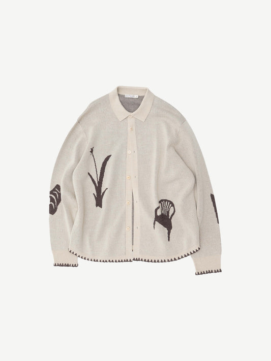 KNIT VOYAGE SHIRT, BEIGE