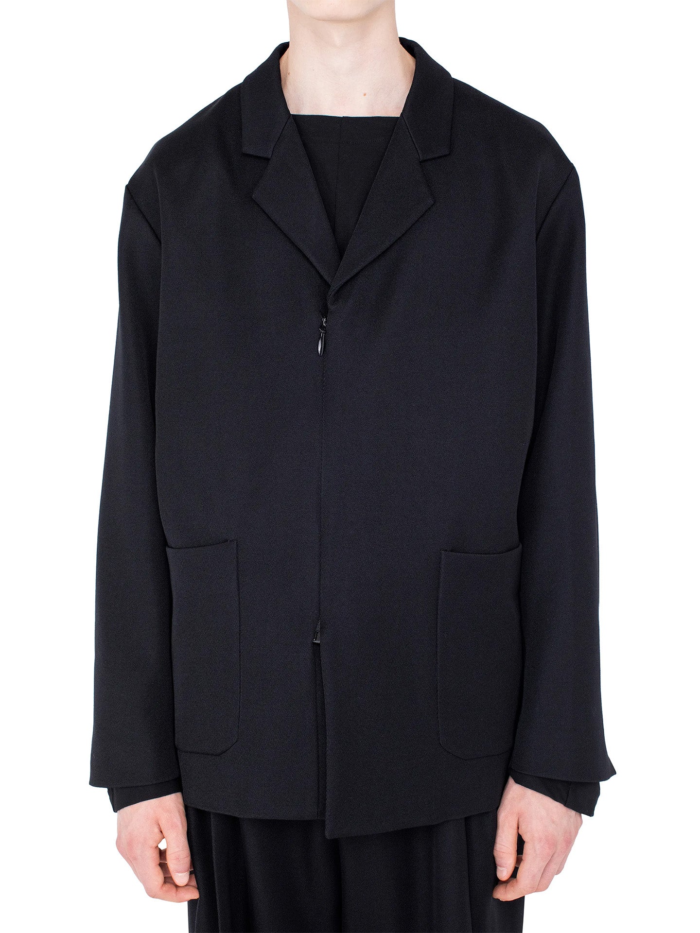 VOTIVE ZIP BLAZER, JET BLACK