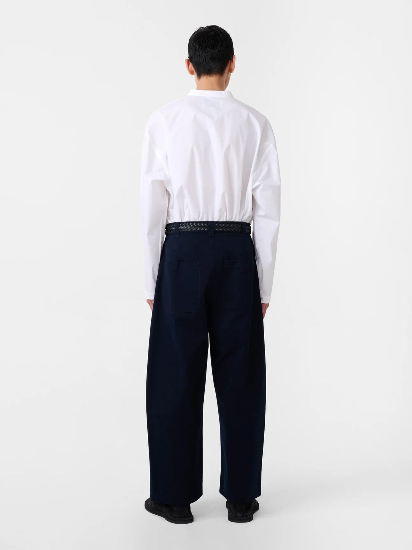 DEEP PLEAT VOLUME PANT, Navy