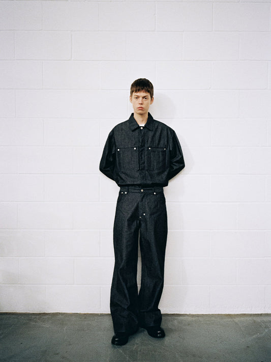 RIVET SHIRT, RAW INDIGO