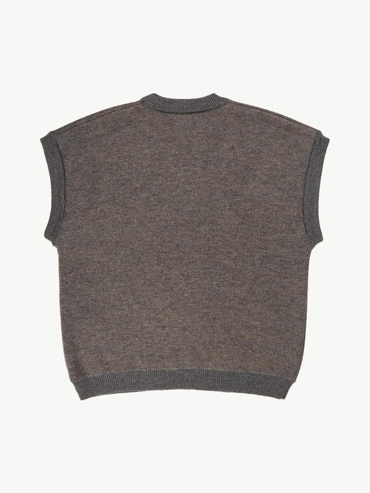 TEDDY BEAR VEST, Hazelnut