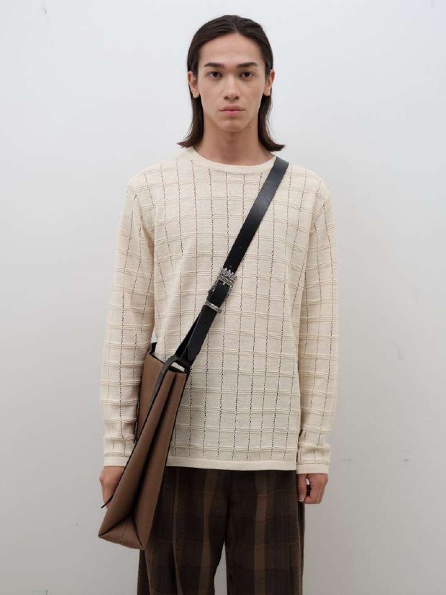 CANVAS CROWN TOTE BAG, Khaki Contrast