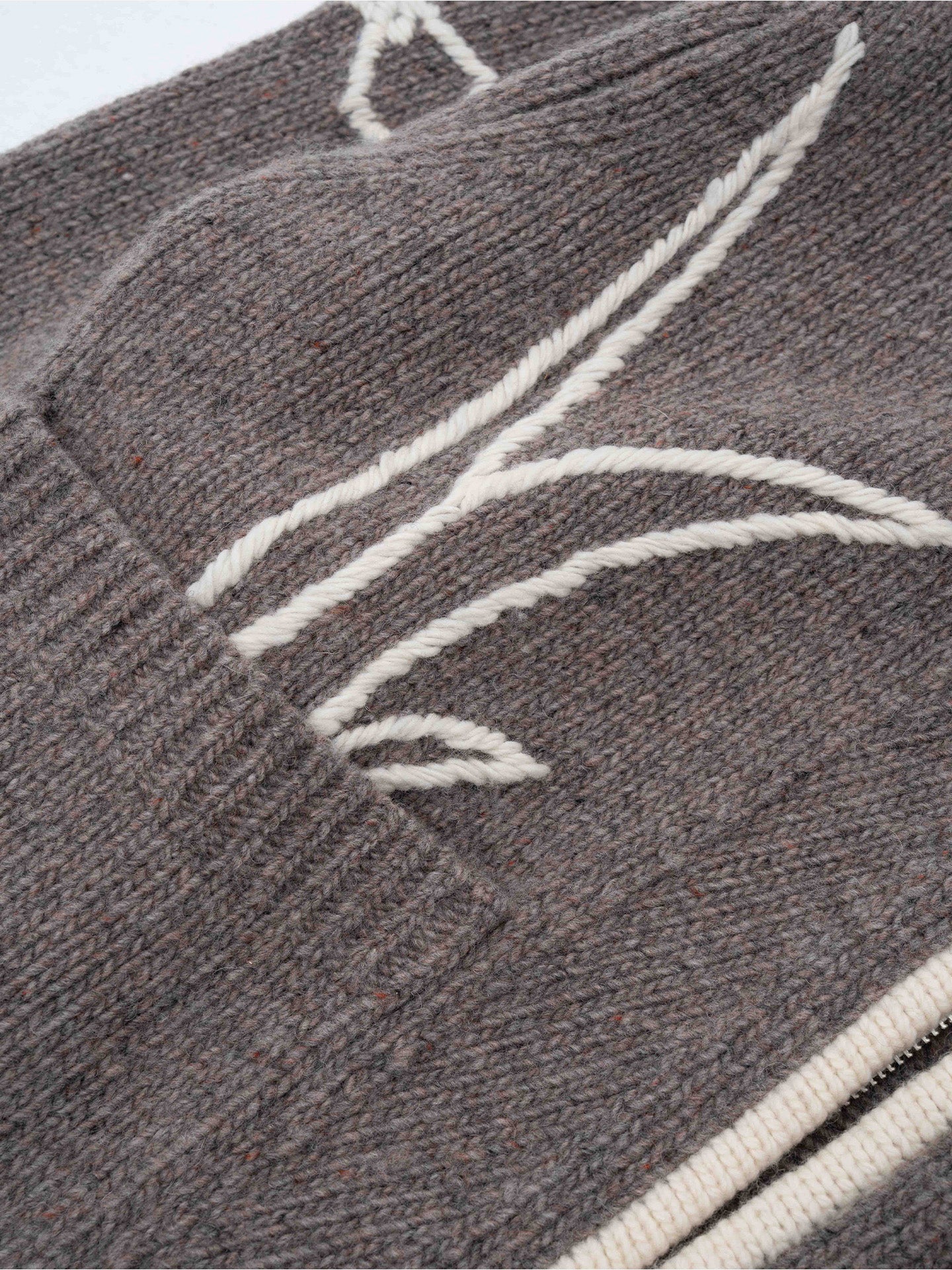 NOON KNIT JACKET, GREY