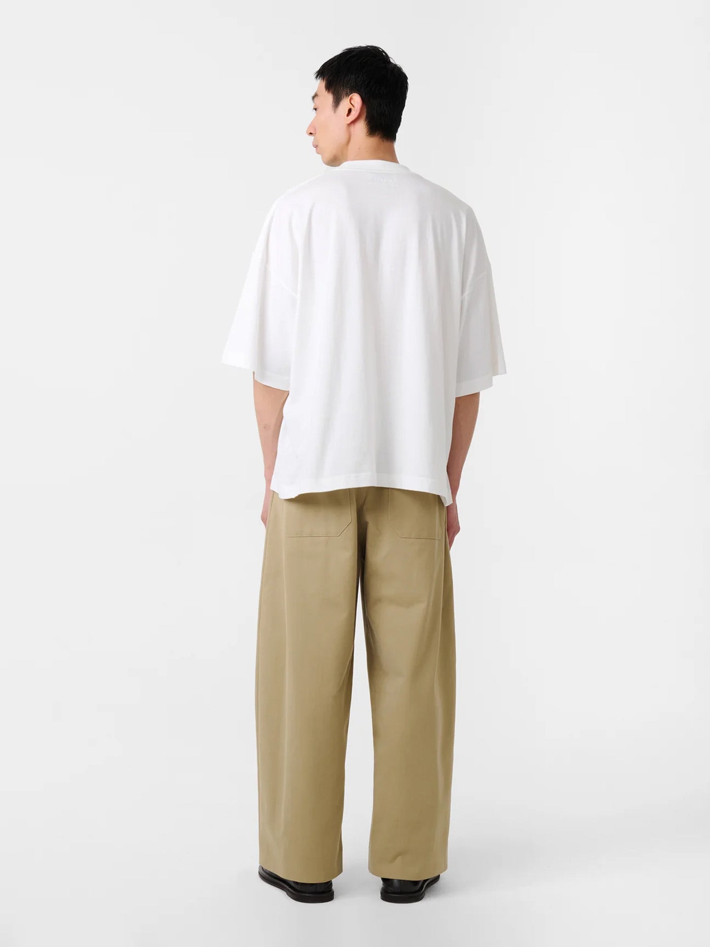 DEEP PLEAT VOLUME PANT, Tan