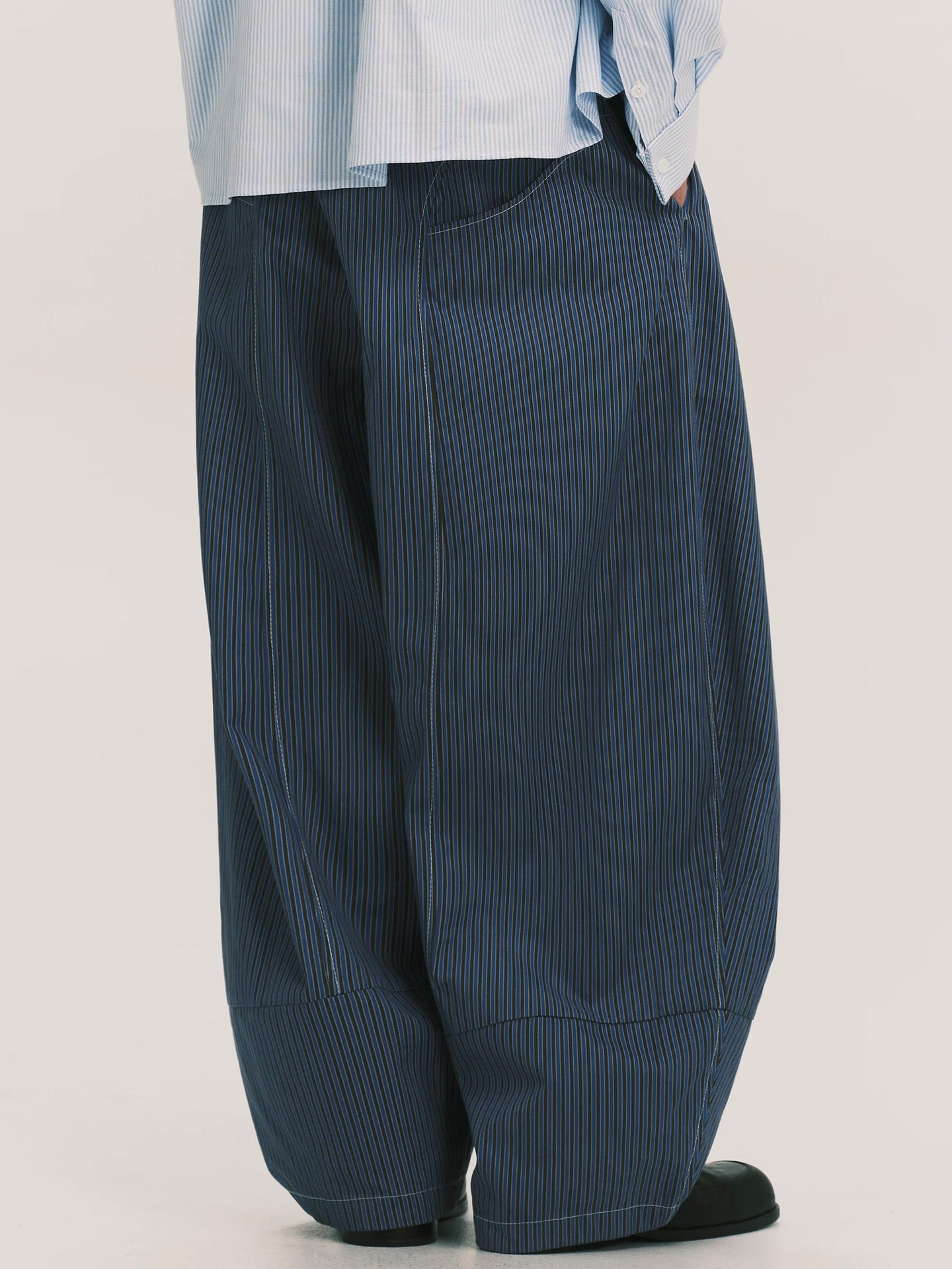 FOLDING WIDE SWIM TROUSERS, Navy