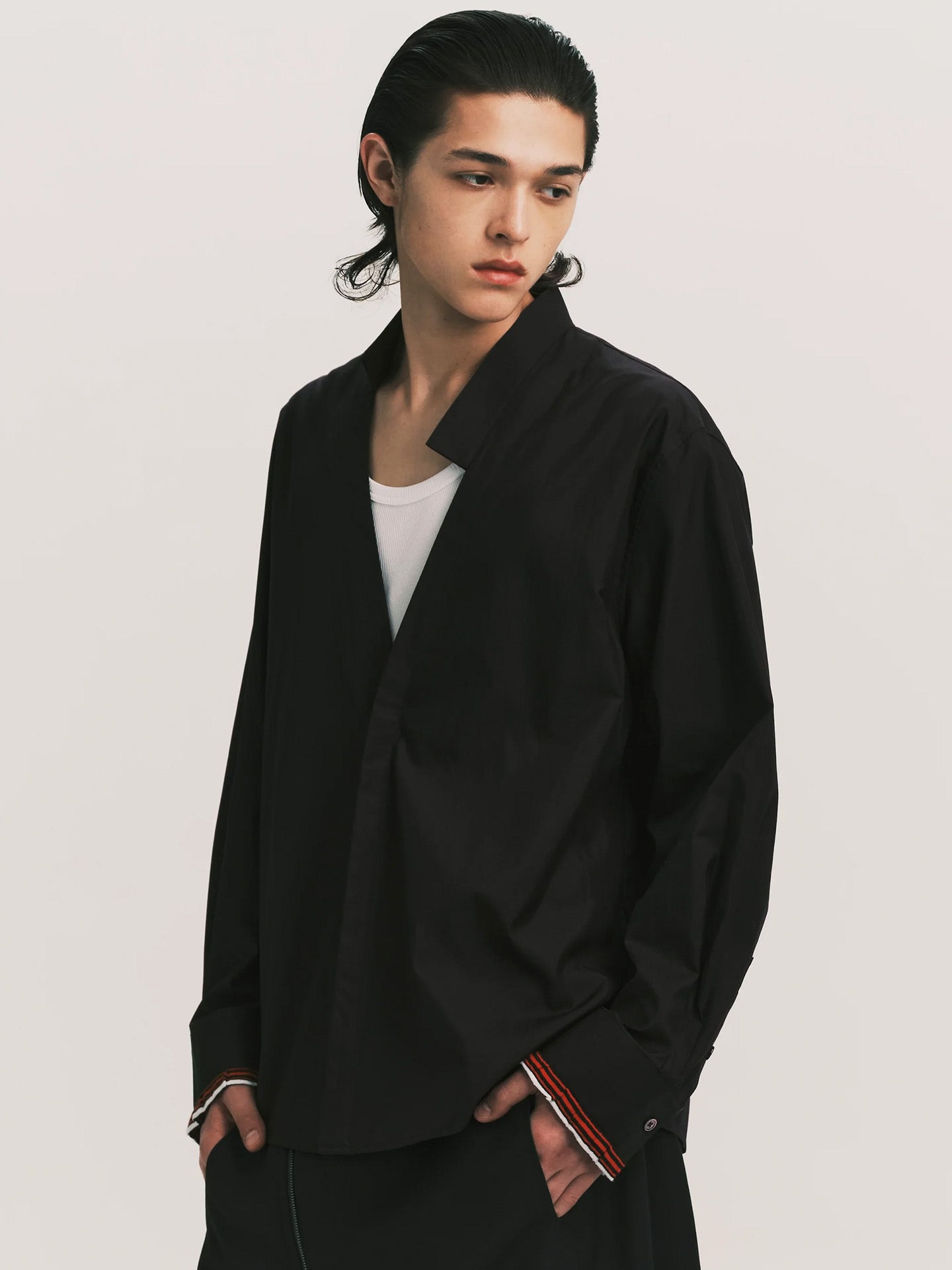 RUS LS SHIRT, Black