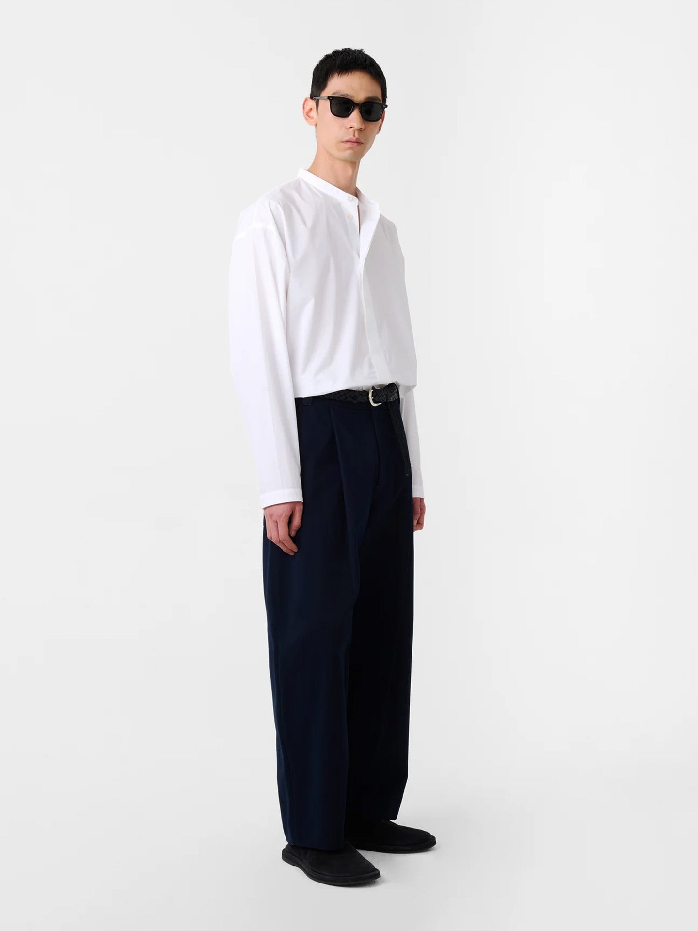 DEEP PLEAT VOLUME PANT, Navy