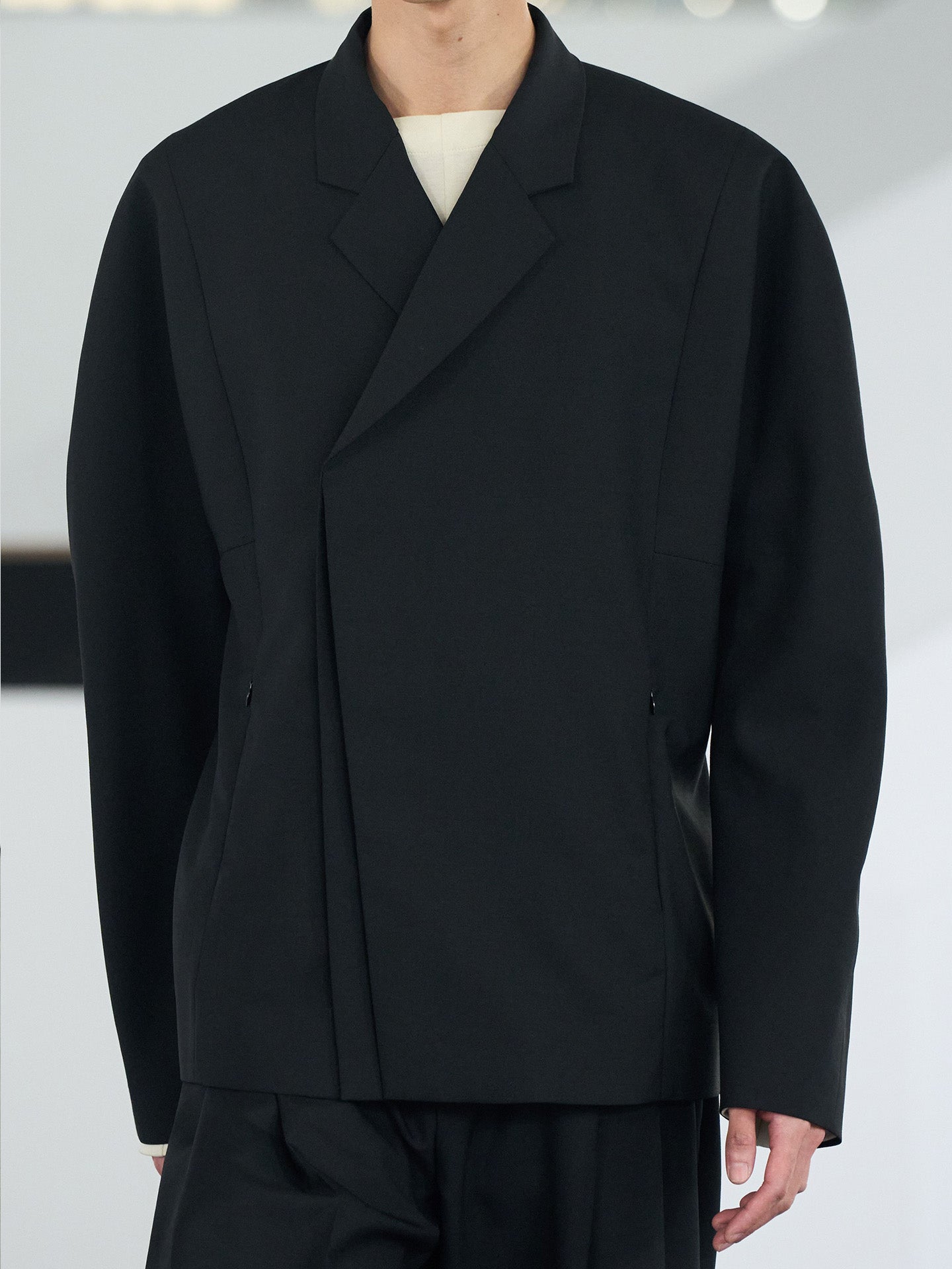 VAALS TAILORED BLAZER, SPACE BLACK