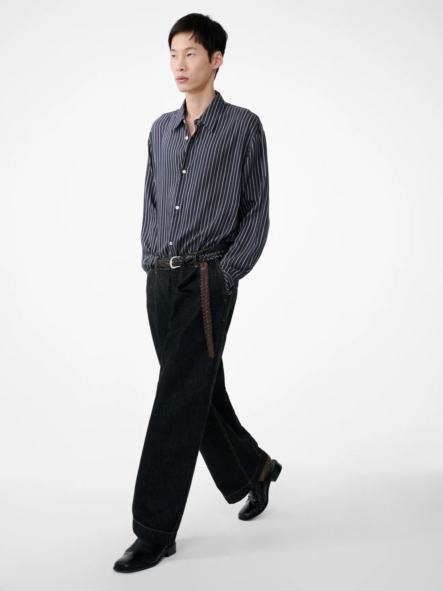SINGLE PLEAT PANT, BLACK