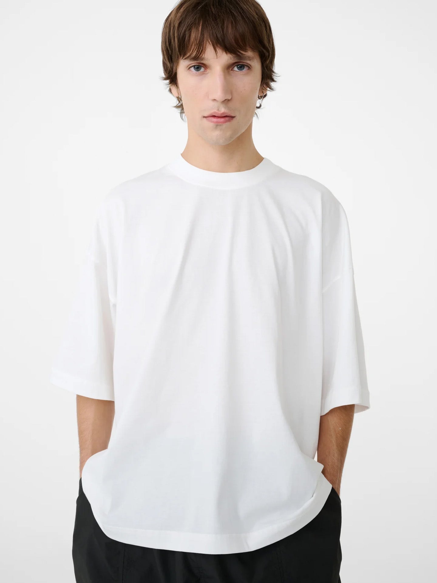 BRANDED BOXY FIT T-SHIRT, White