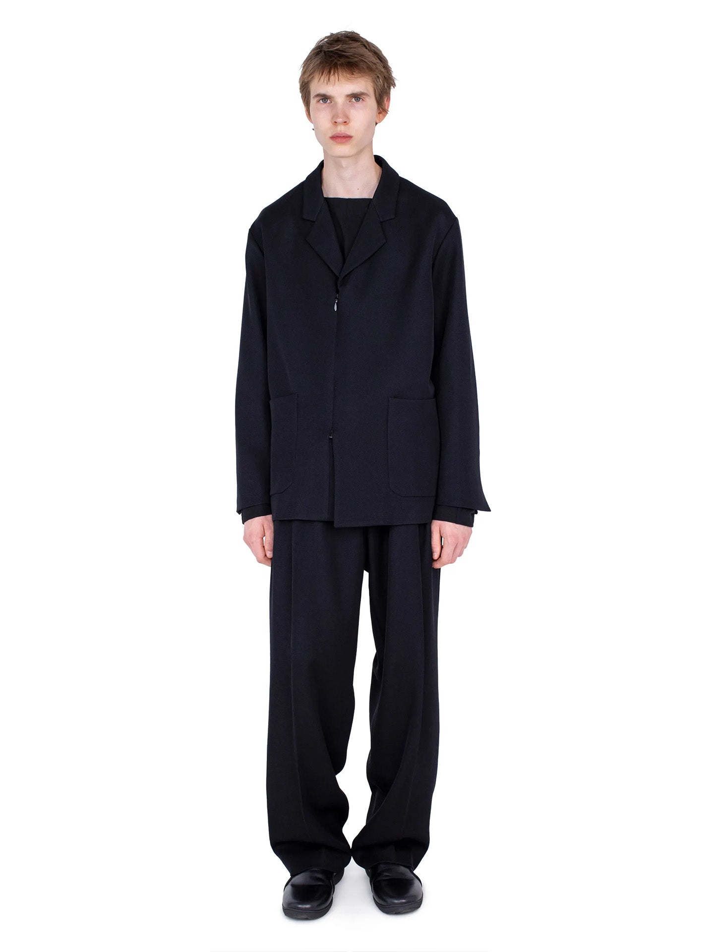 VOTIVE ZIP BLAZER, JET BLACK