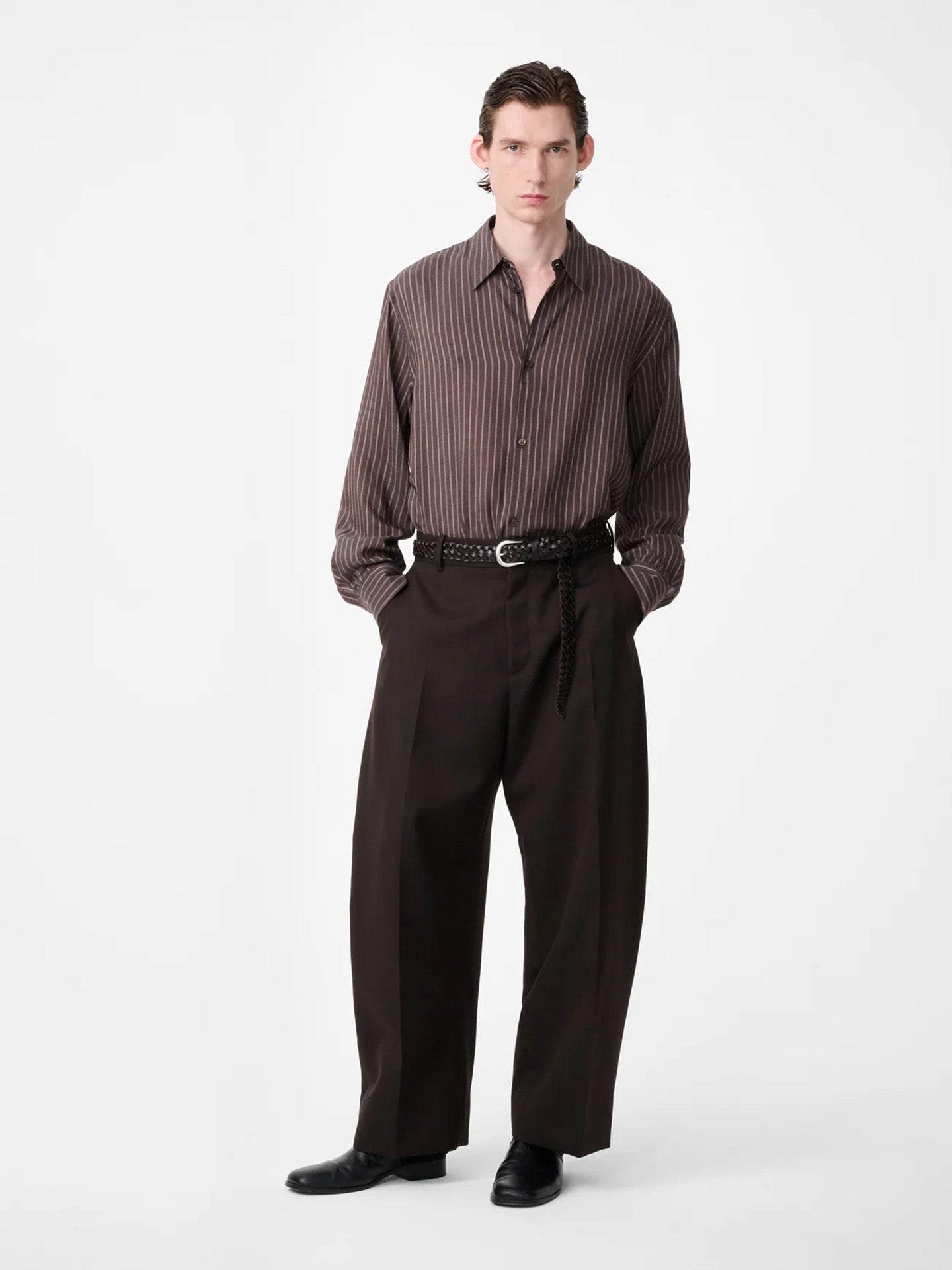  BOXY OVERSIZED SHIRT, PORCHINI