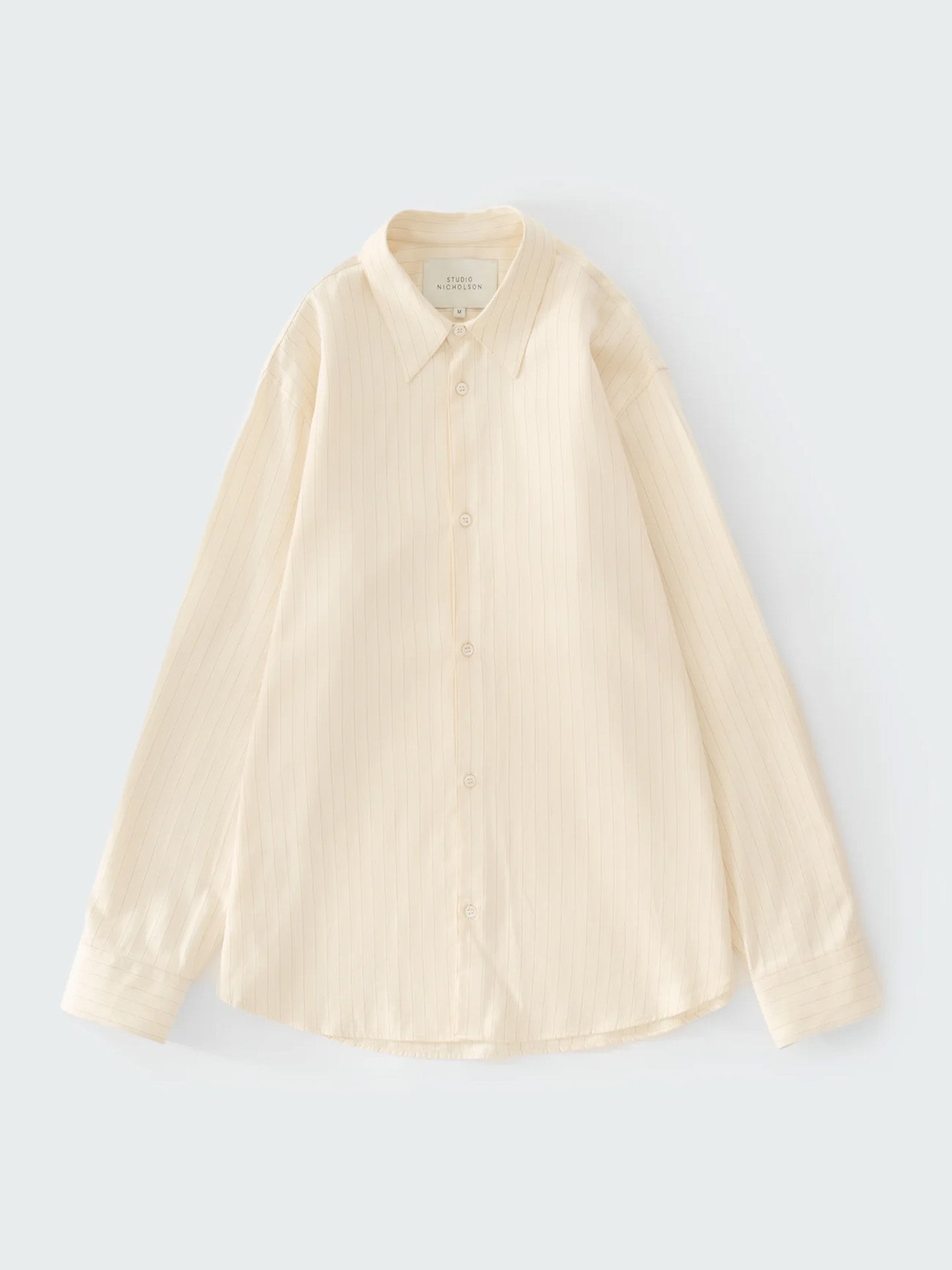 BOXY OVERSIZED SHIRT, AMBER STRIPE