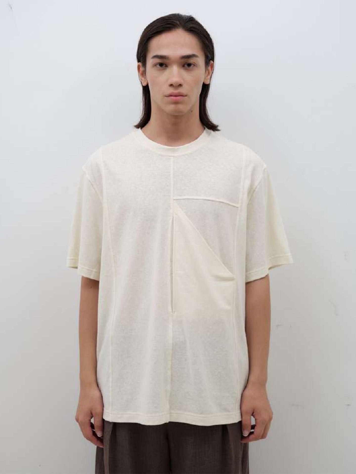N POCKET ORGANIC COTTON TEE SS, Ivory