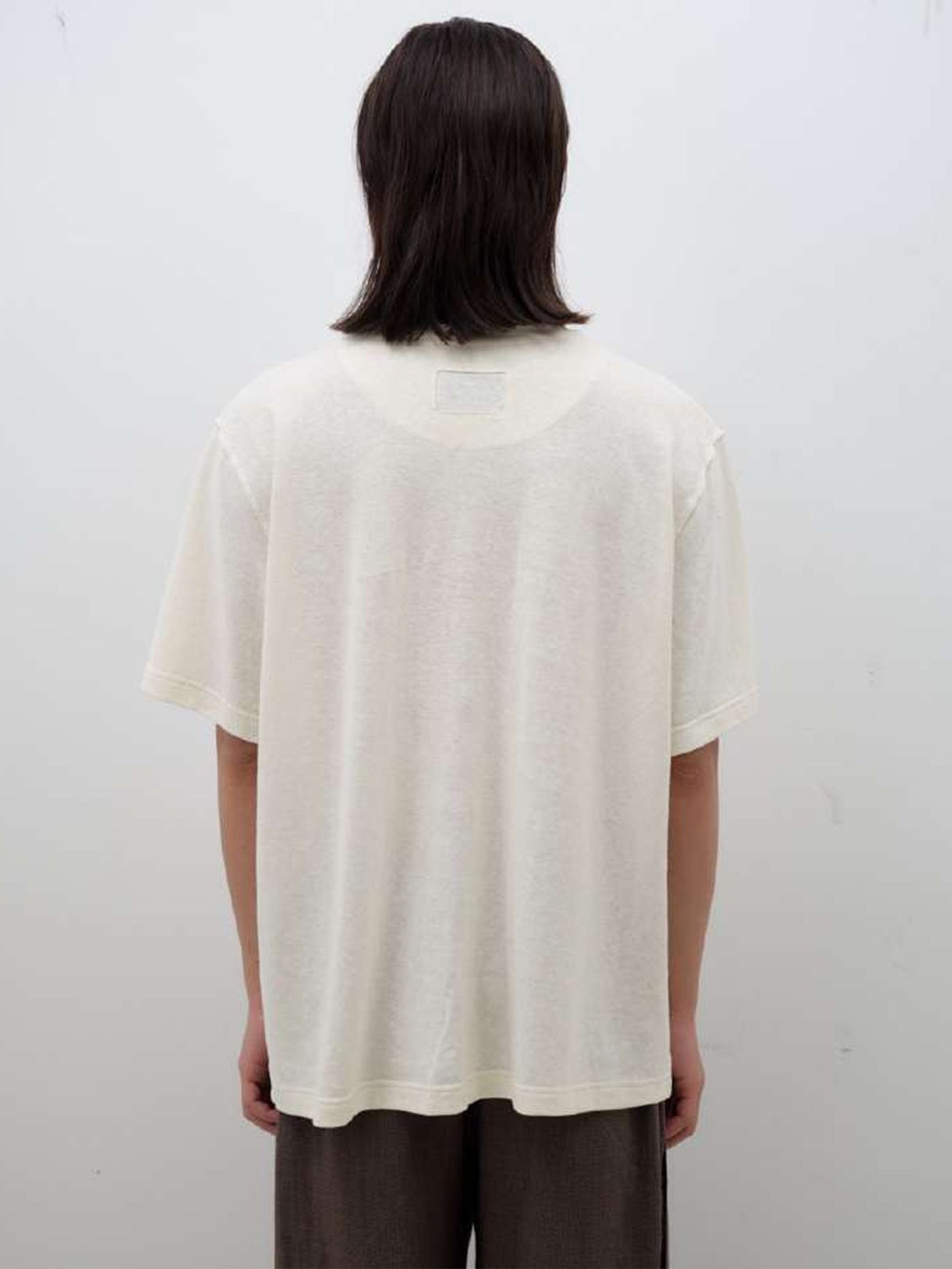 N POCKET ORGANIC COTTON TEE SS, Ivory
