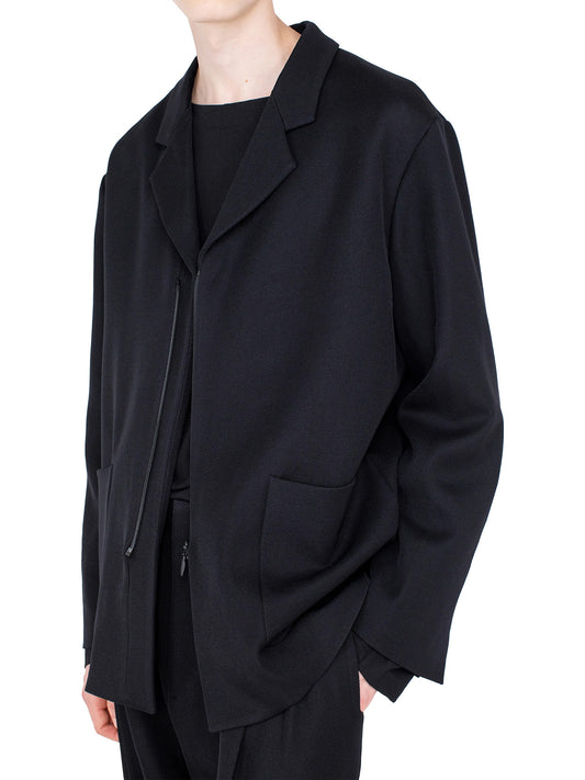 VOTIVE ZIP BLAZER, JET BLACK