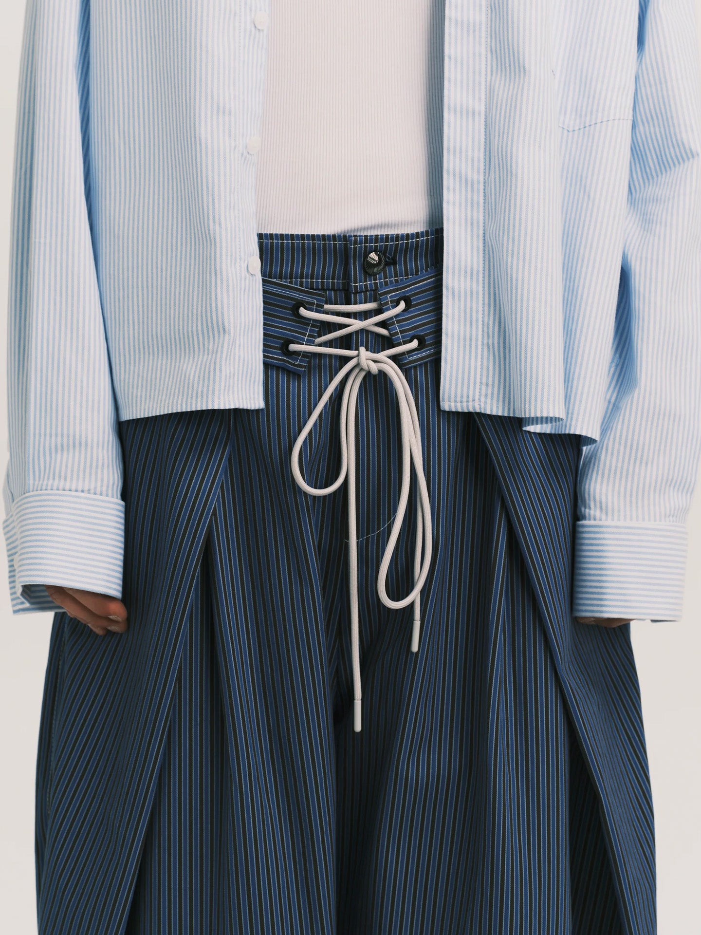FOLDING WIDE SWIM TROUSERS, Navy