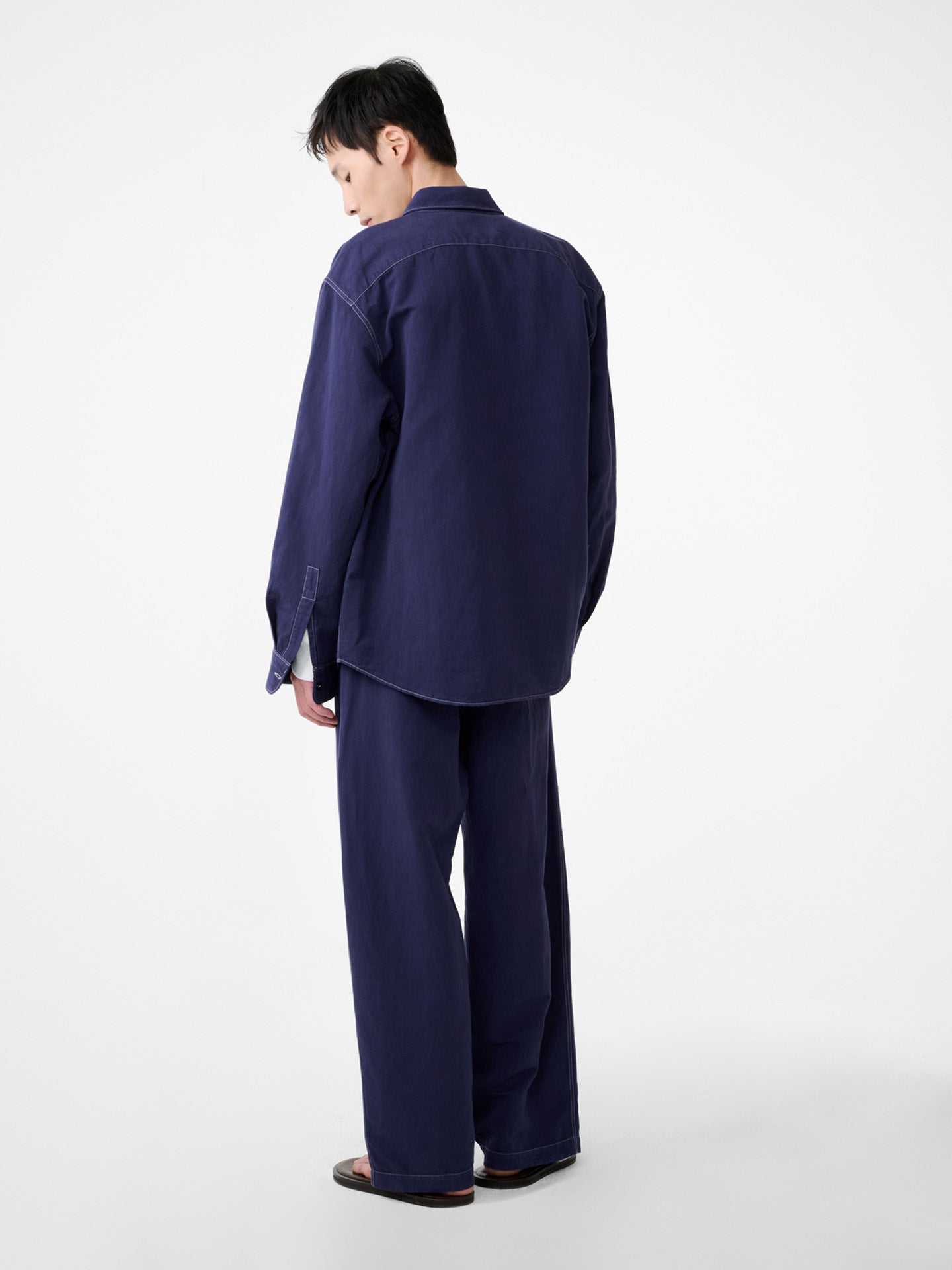 UTILITY POCKET SHIRT, INDIGO