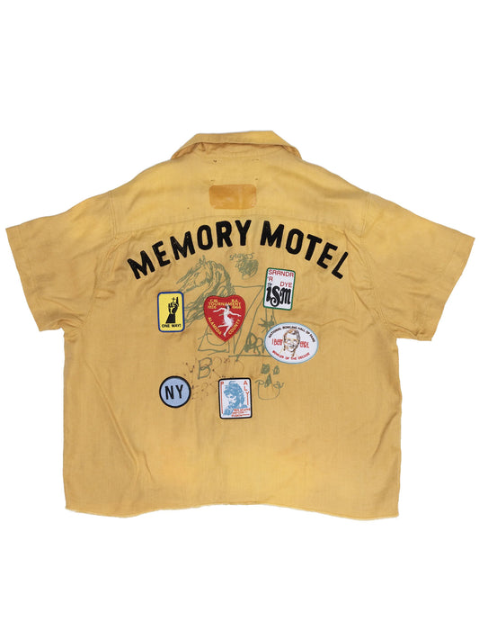 MONTAUK S/S BOWLING SHIRT, Yellow