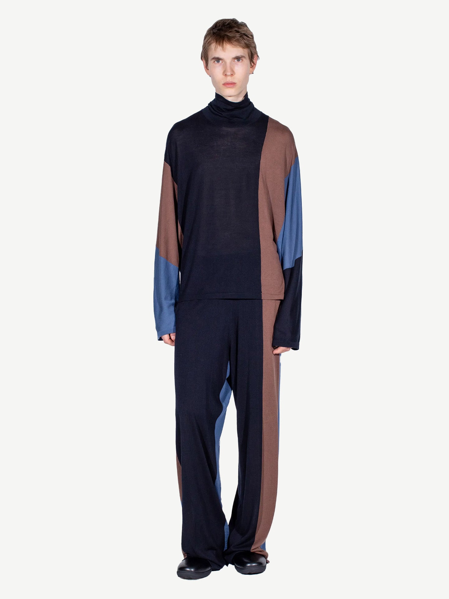 SIGO KNIT PULLOVER, BROWN