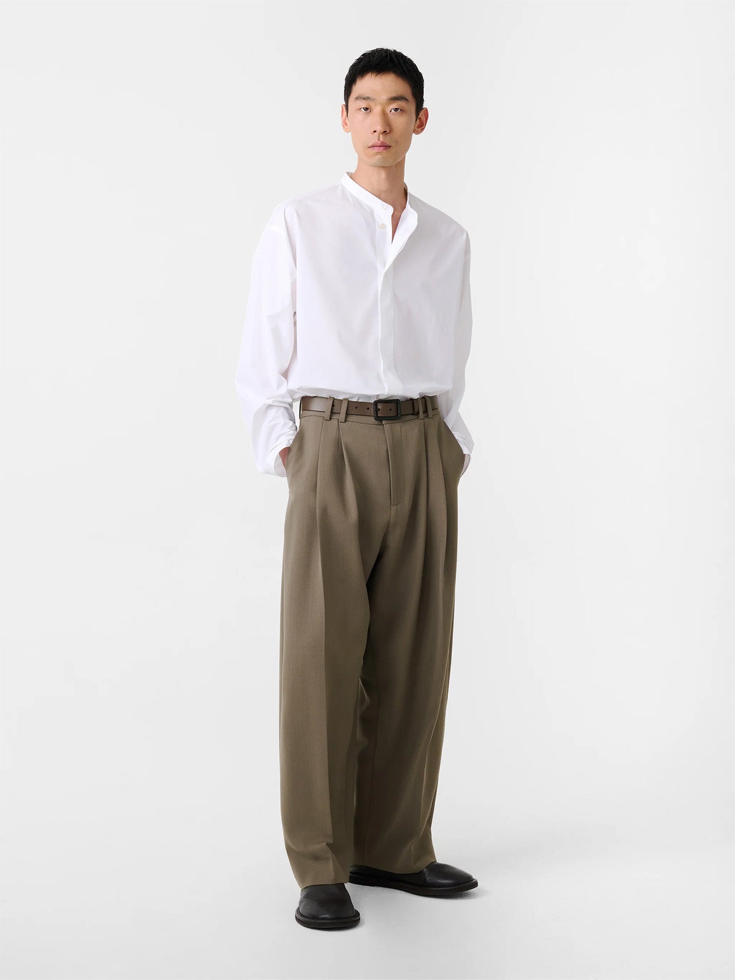 DOUBLE PLEAT VOLUME PANT, Reed